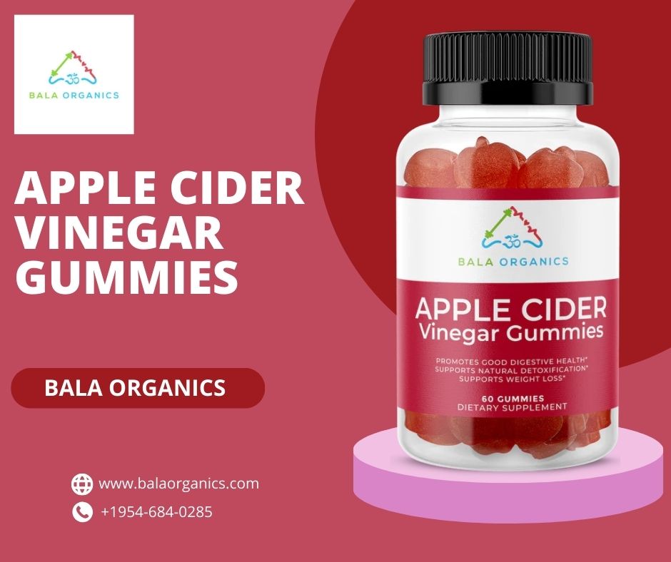 Buy Organic Apple Cider Vinegar Gummies Online Bala Organics